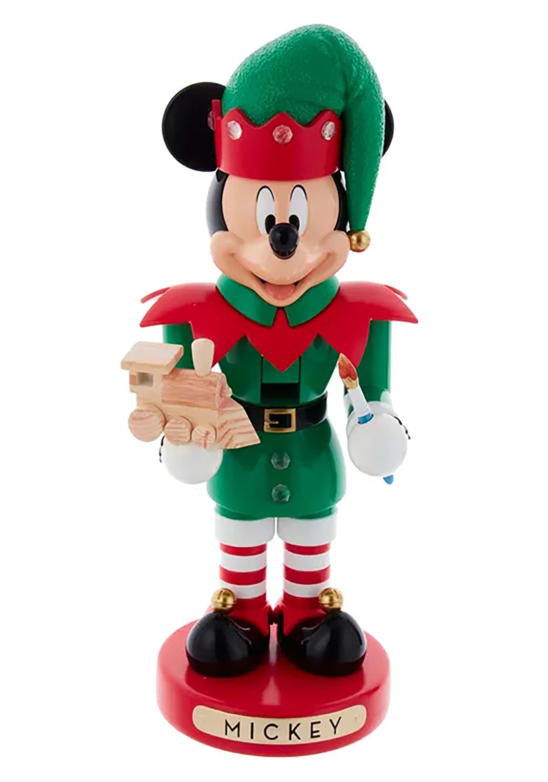 Mickey The Elf 10 Inch Nutcracker