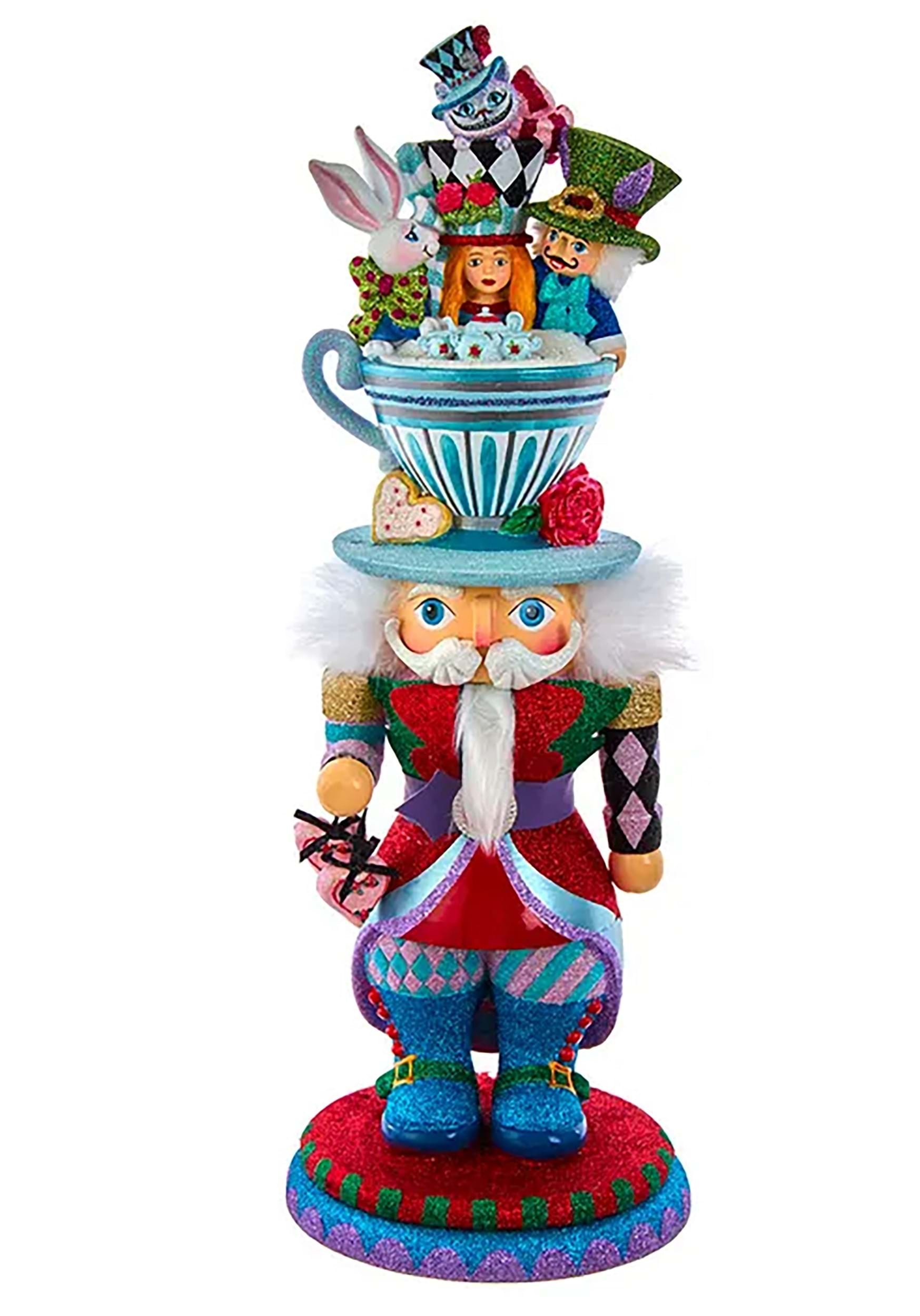 18 Inch Hollywood Alice Teacup Hat Nutcracker , Alice In Wonderland Decor