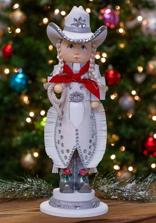 18 Inch Hollywood Rhinestone Cowgirl Nutcracker