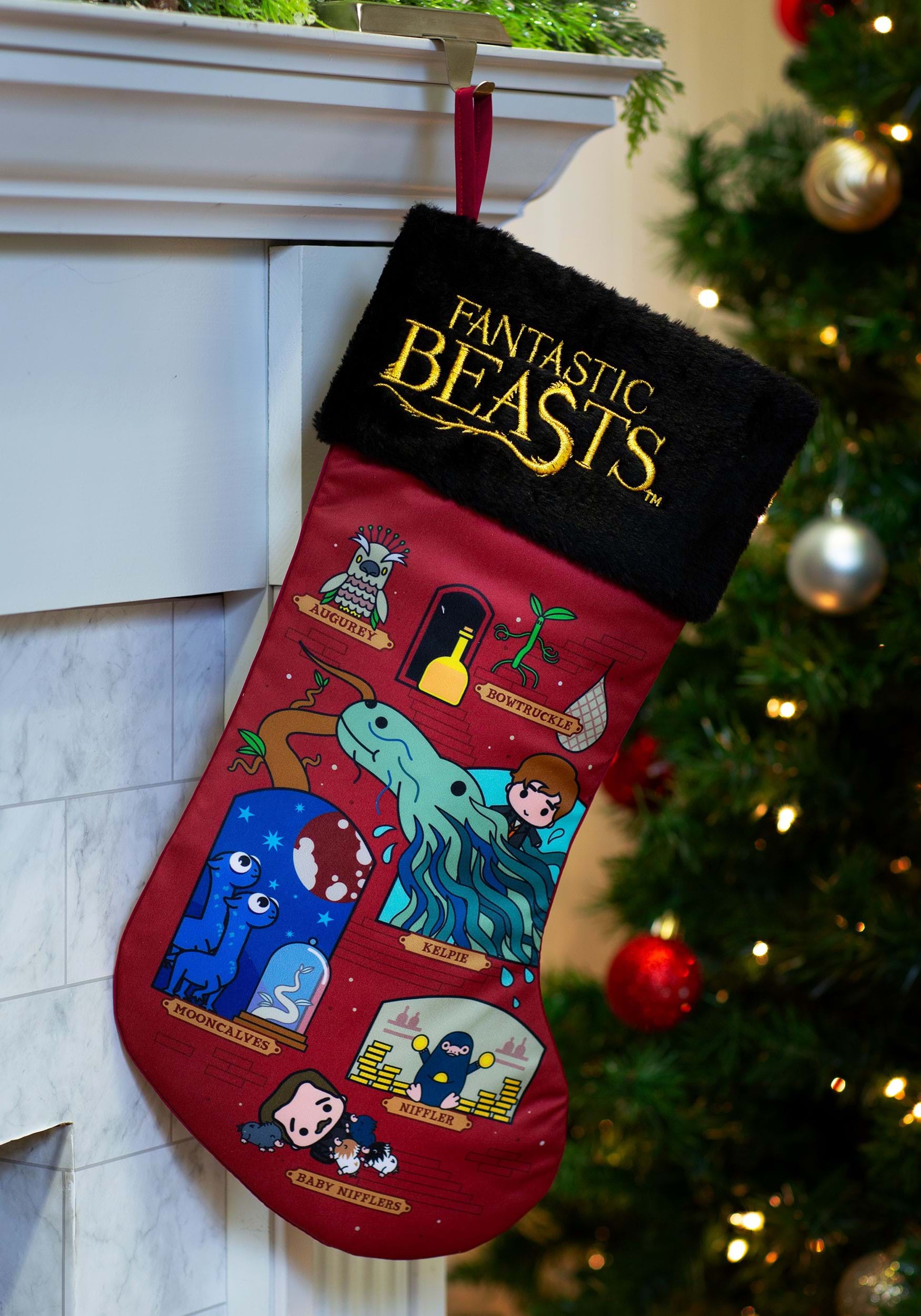 19 Inch Fantastic Beasts Stocking , Harry Potter Christmas Decor