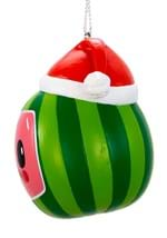 Cocomelon Watermelon with Santa Hat Ornament Alt 3