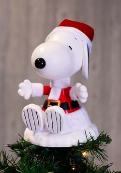 Peanuts Snoopy Santa Treetopper