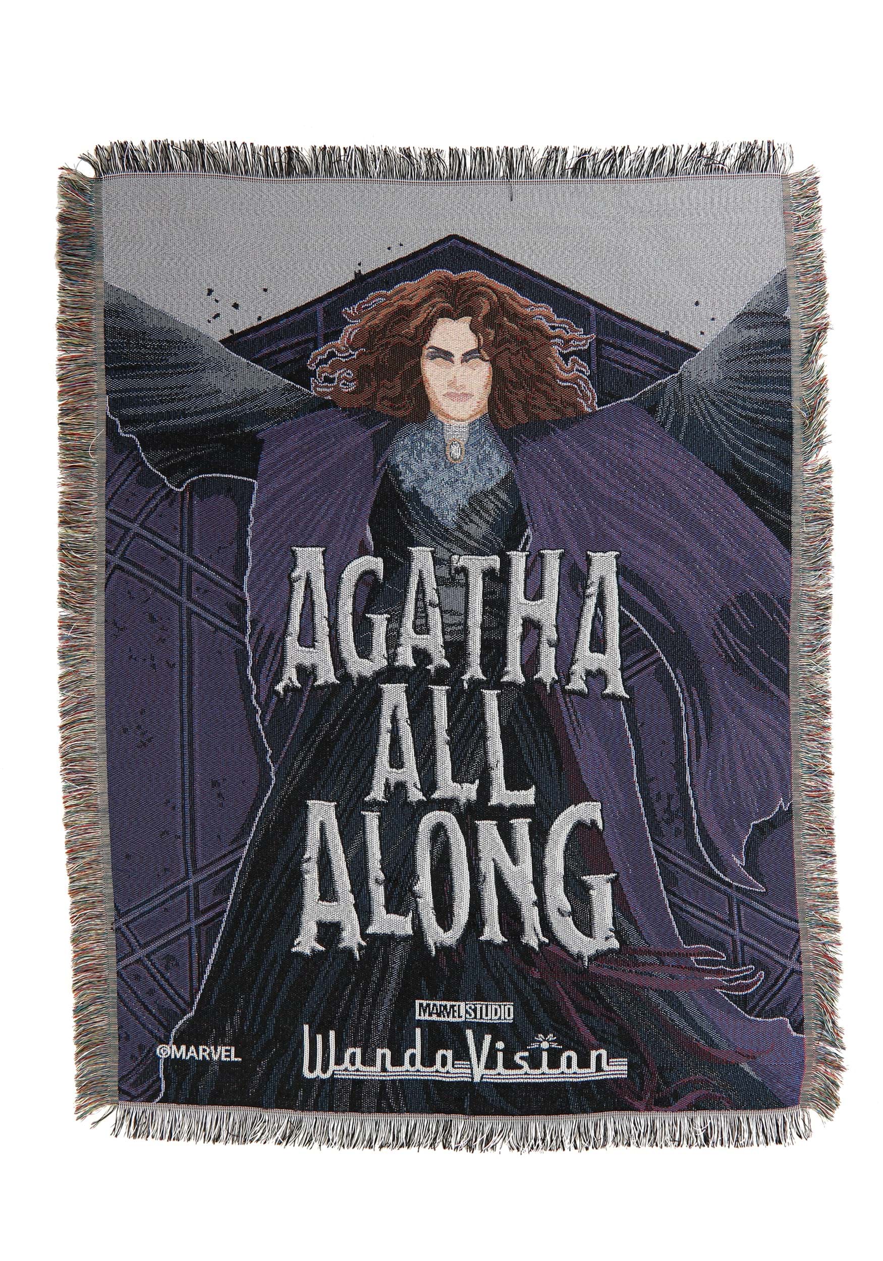Agatha All Along WandaVision Tapestry Throw , Marvel Blankets
