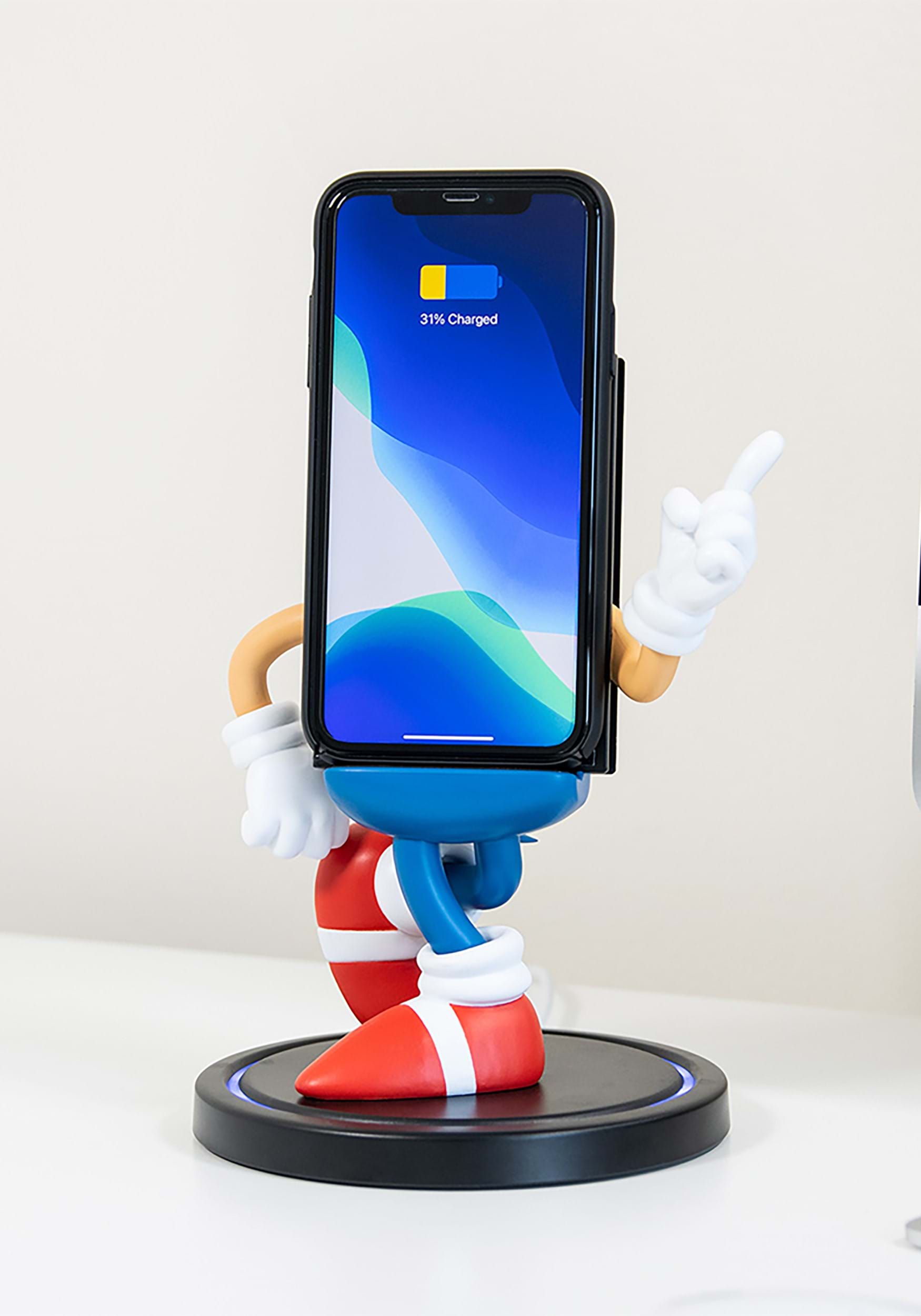 Sonic The Hedgehog Power Idolz Wireless Phone Charging Dock