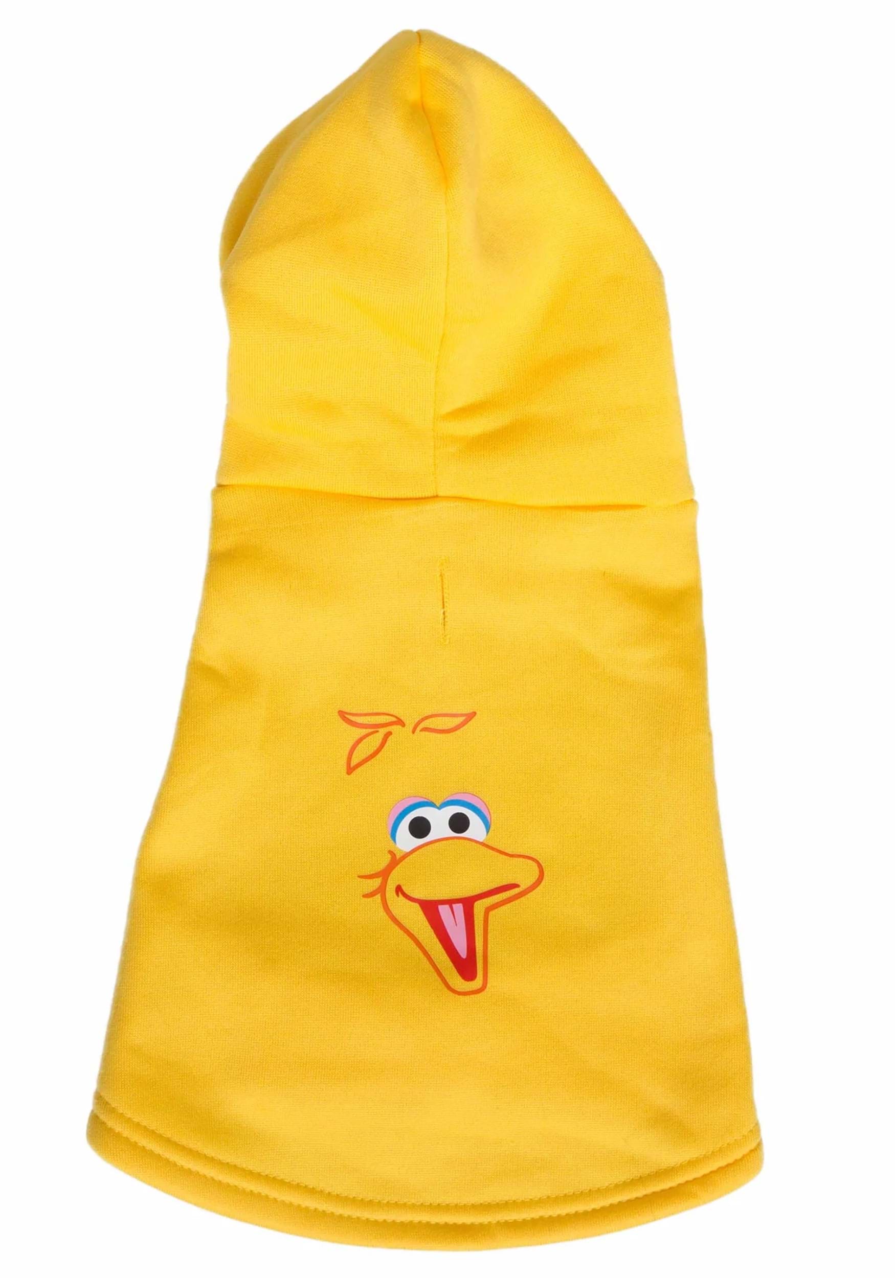 Sesame Street Big Bird Hoodie Fancy Dress Costume For Pets , Big Bird