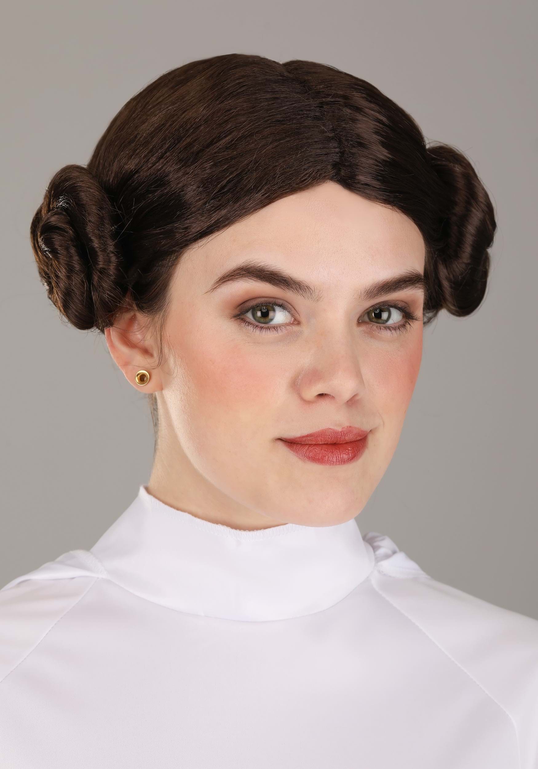 Princess Leia Hooded Fancy Dress Costume For Adults