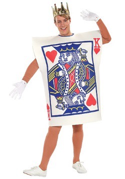 Mens-King of Hearts Card Costume