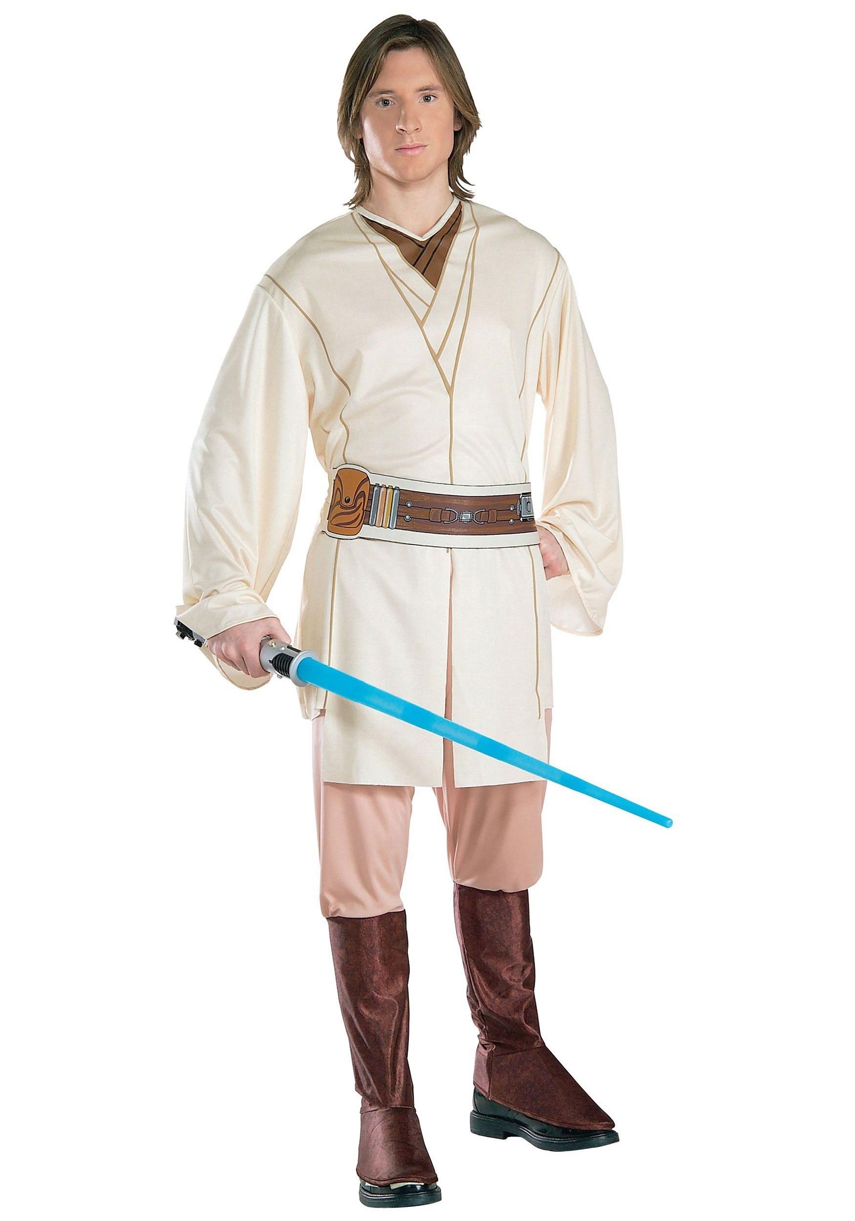 Young Obi-Wan Kenobi Fancy Dress Costume for Adults