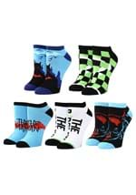 DC COMICS THE BATMAN MOVIE 5 PAIR ANKLE SOCKS