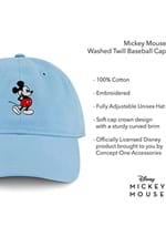 Mickey Mouse Light Blue Dad Cap Alt 3