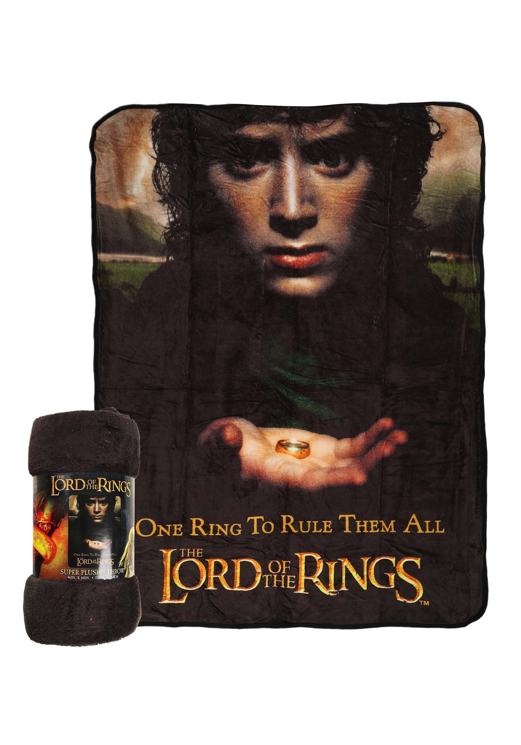 Lord Of The Rings One Ring Micro Raschel Comfy Throw