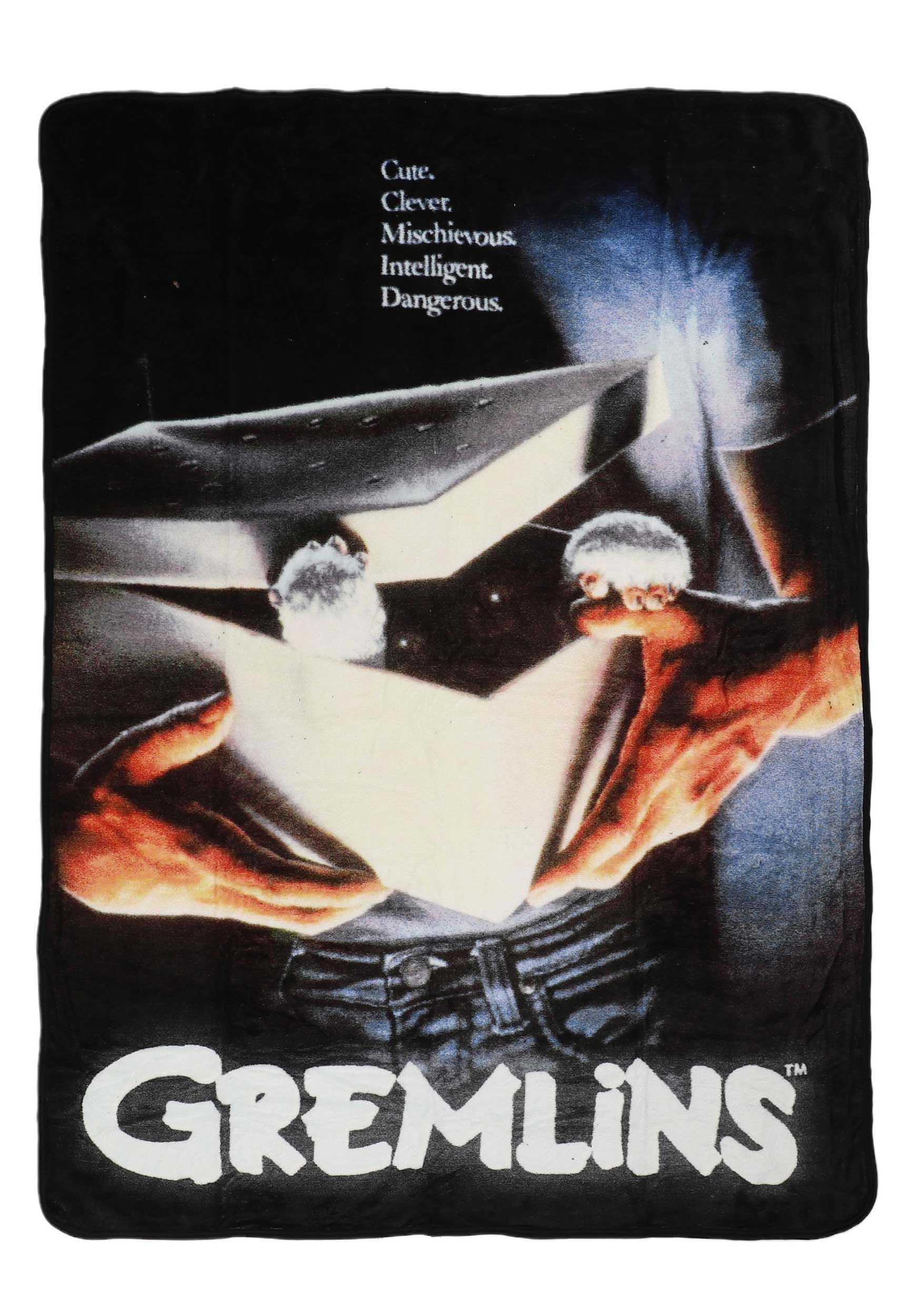 Gremlins Dangerous Movie Poster Micro Raschel Comfy Throw Blanket
