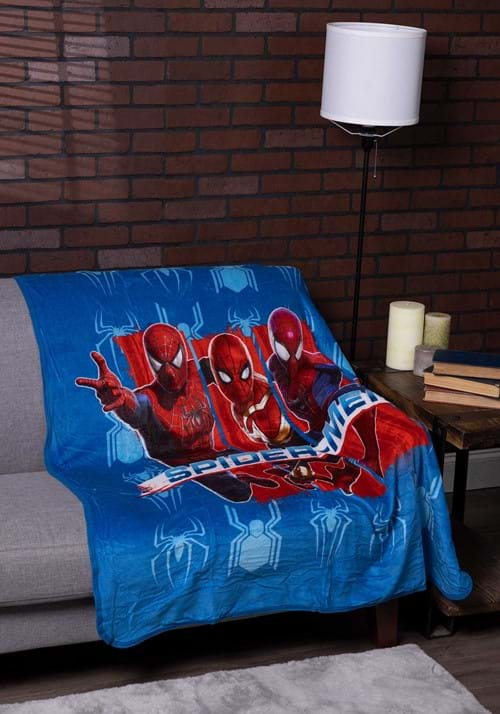 Spider Man No Way Home Micro Raschel Comfy Throw Blanket