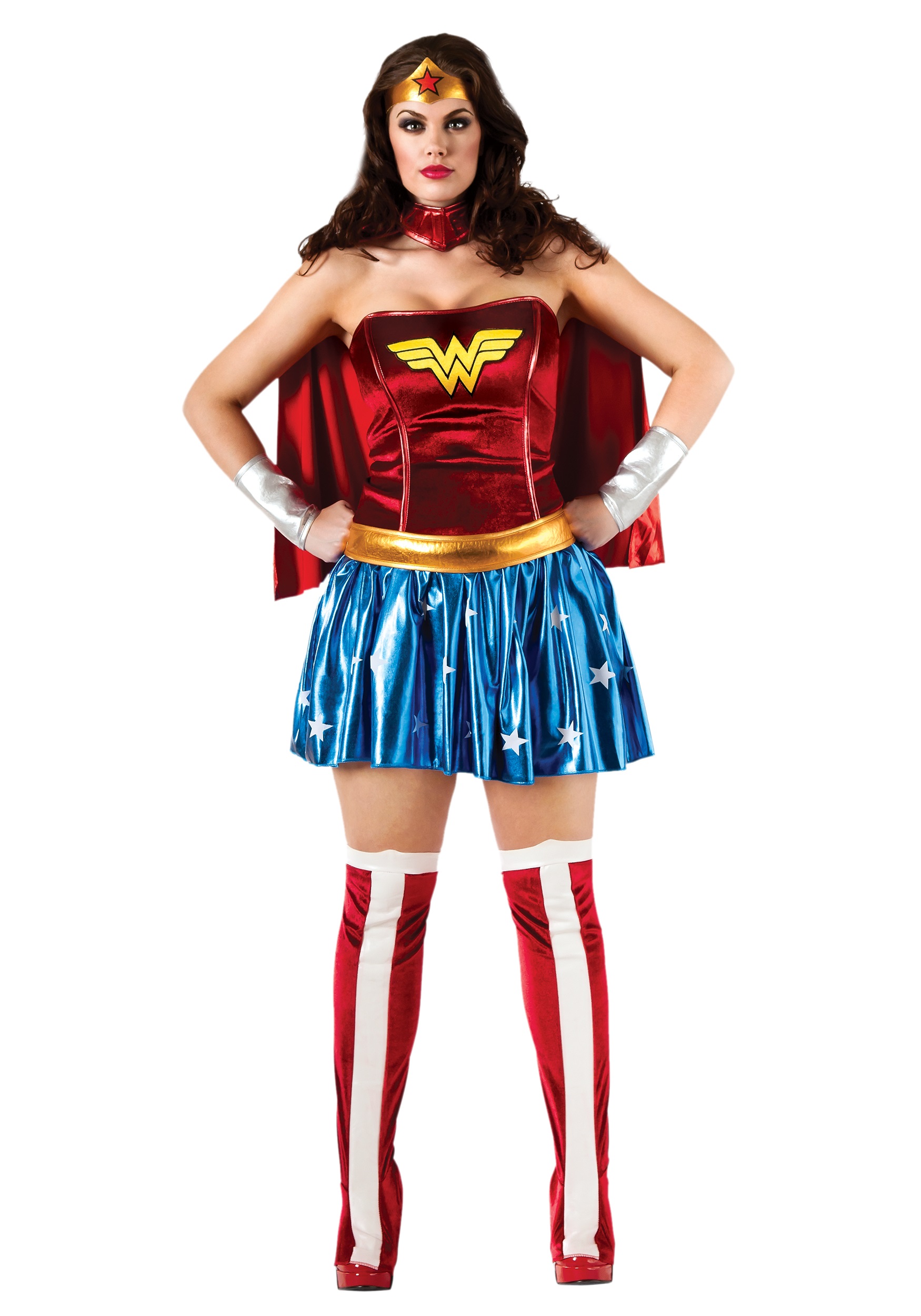 Plus Size Wonder Woman Superhero Costume Woman Marvel