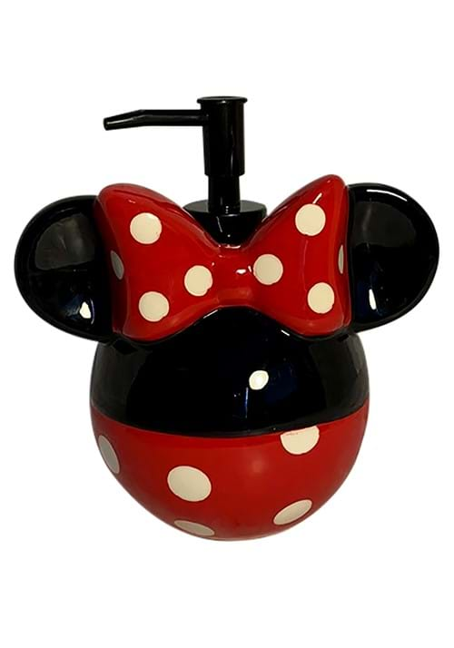 DISNEY MINNIE HEAD BALL SOAP PUMP