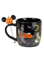 DISNEY MICKEY HAPPY HALLOWEEN BLACK STIRRER MUG Alt 1