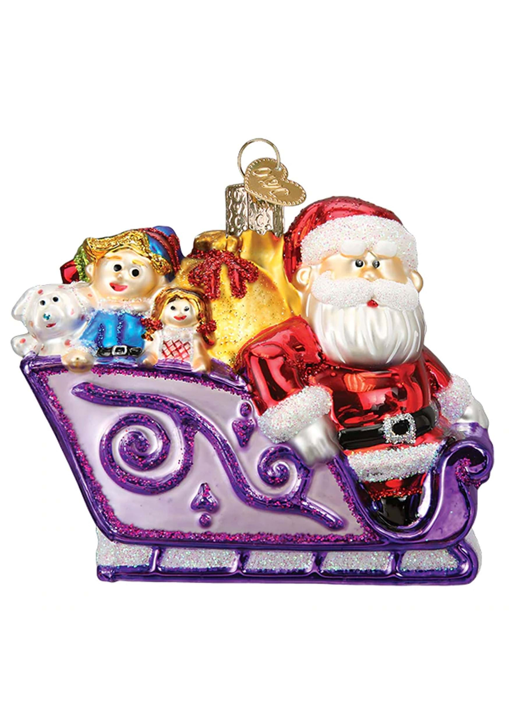 Santa And Friends Christmas Ornament