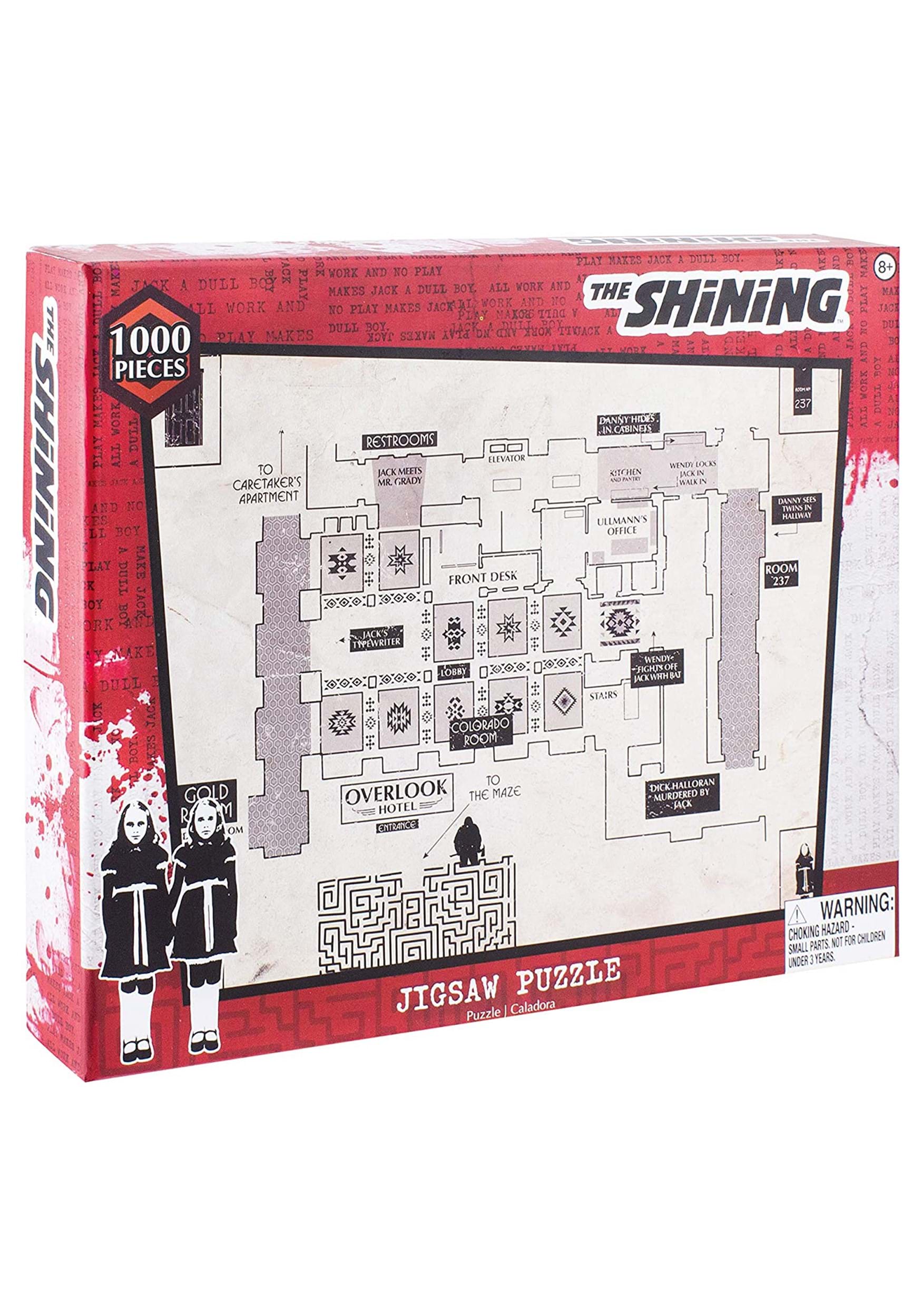 The Shining Floor Plan Jigsaw 1000 Piece Puzzle