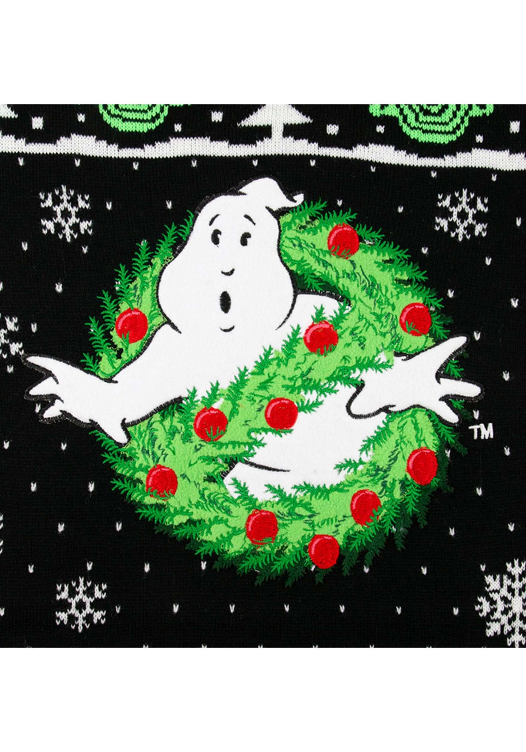 Ghostbusters Ugly Christmas Sweater For Adults