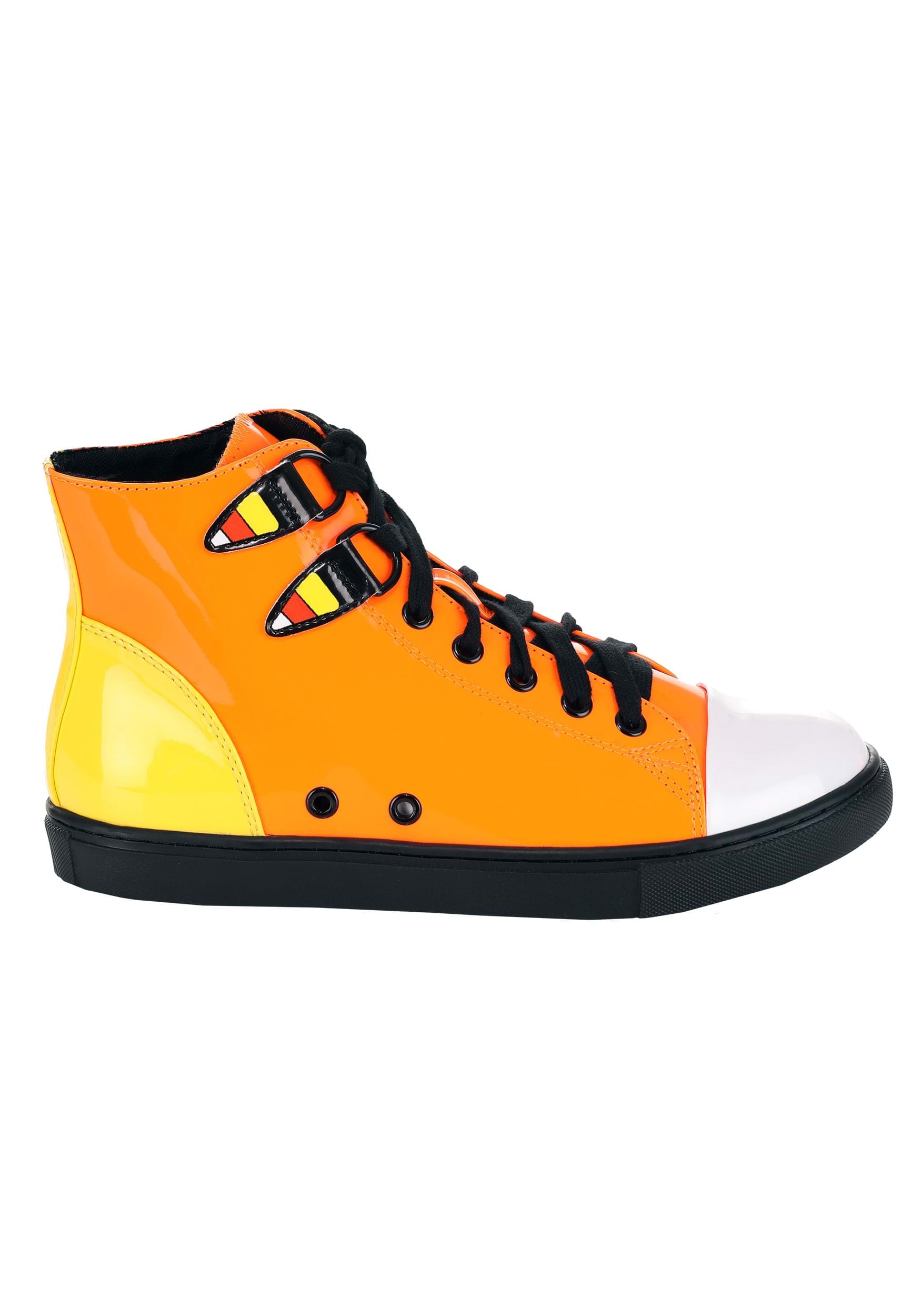 Chelsea Patent Leather Candy Corn High Top Sneakers