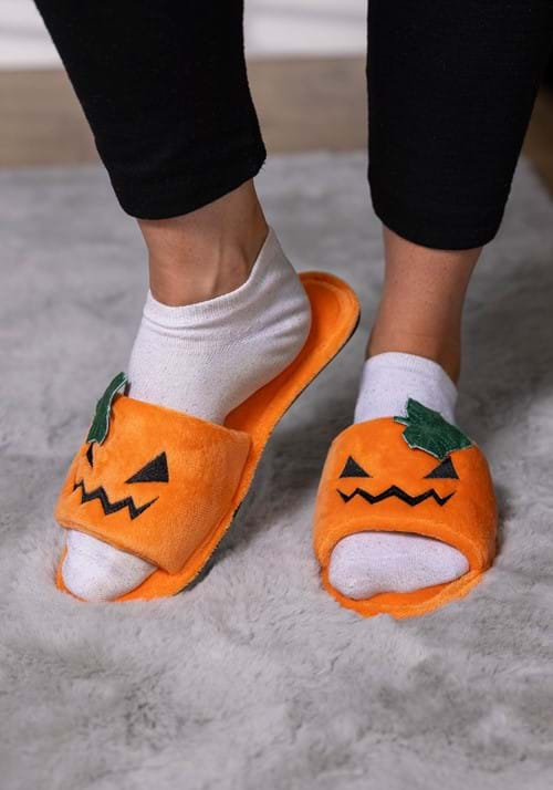 Jack O Lantern Slippers