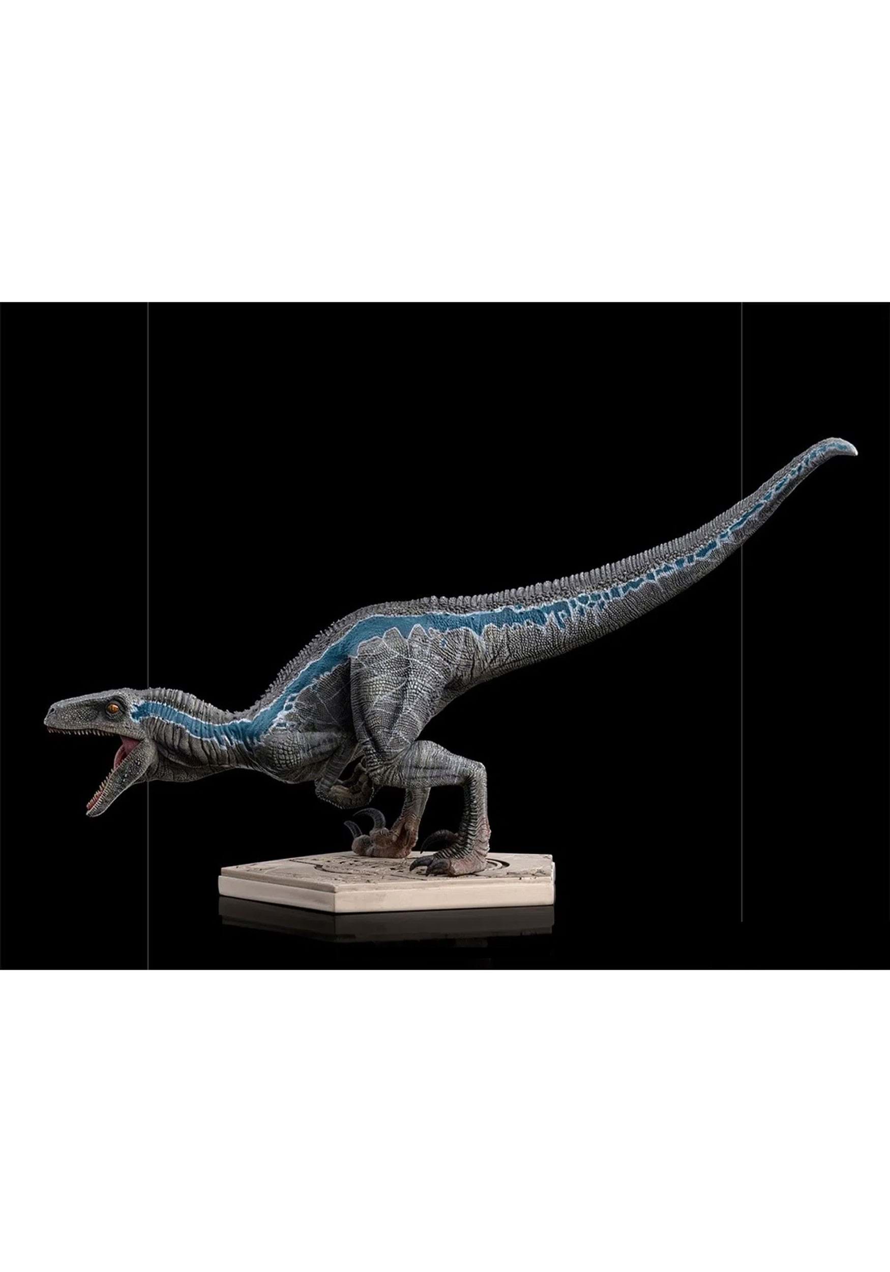 Photos - Fancy Dress Iron Studios 1/10 Scale Statue Jurassic World Blue Velociraptor Blue/G 
