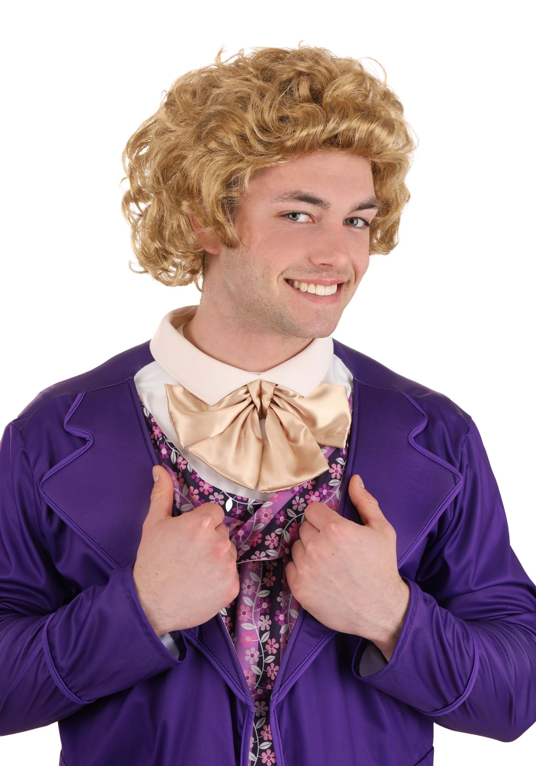 Willy Wonka And The Chocolate Factory Adult Willy Wig , Fancy Dress Costume Wigs