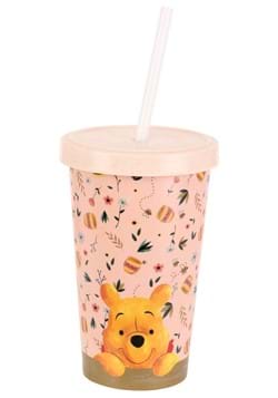 Winnie the Pooh Floral Honey Pot Bamboo Tumbler with Straw