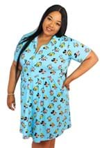 Cakeworthy Ladies Mickey And Friends Button Up Dress Alt 1