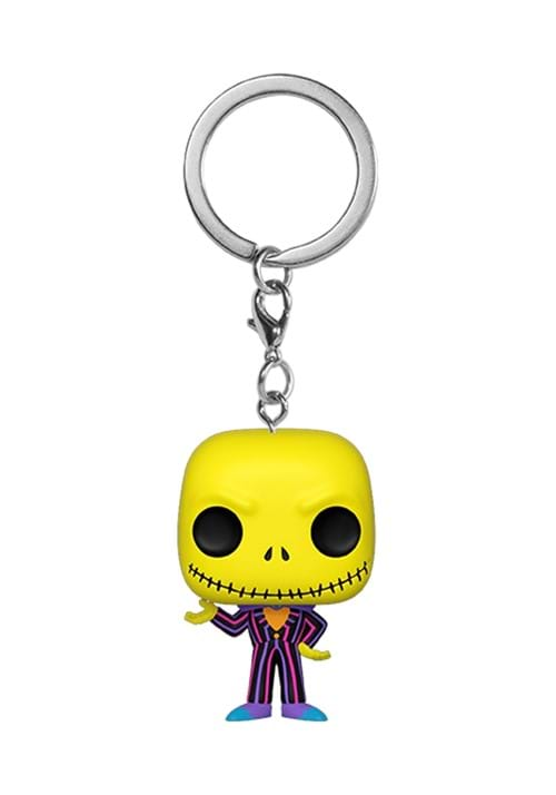 POP Keychain Nightmare Before Christmas Black Light Jack