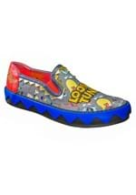 Irregular Choice Looney Friends Grey Black Shoe Alt 2