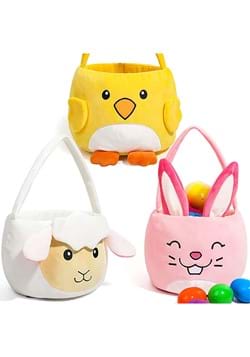 Chicken, Bunny and Sheep 3 Pack Basket Set main