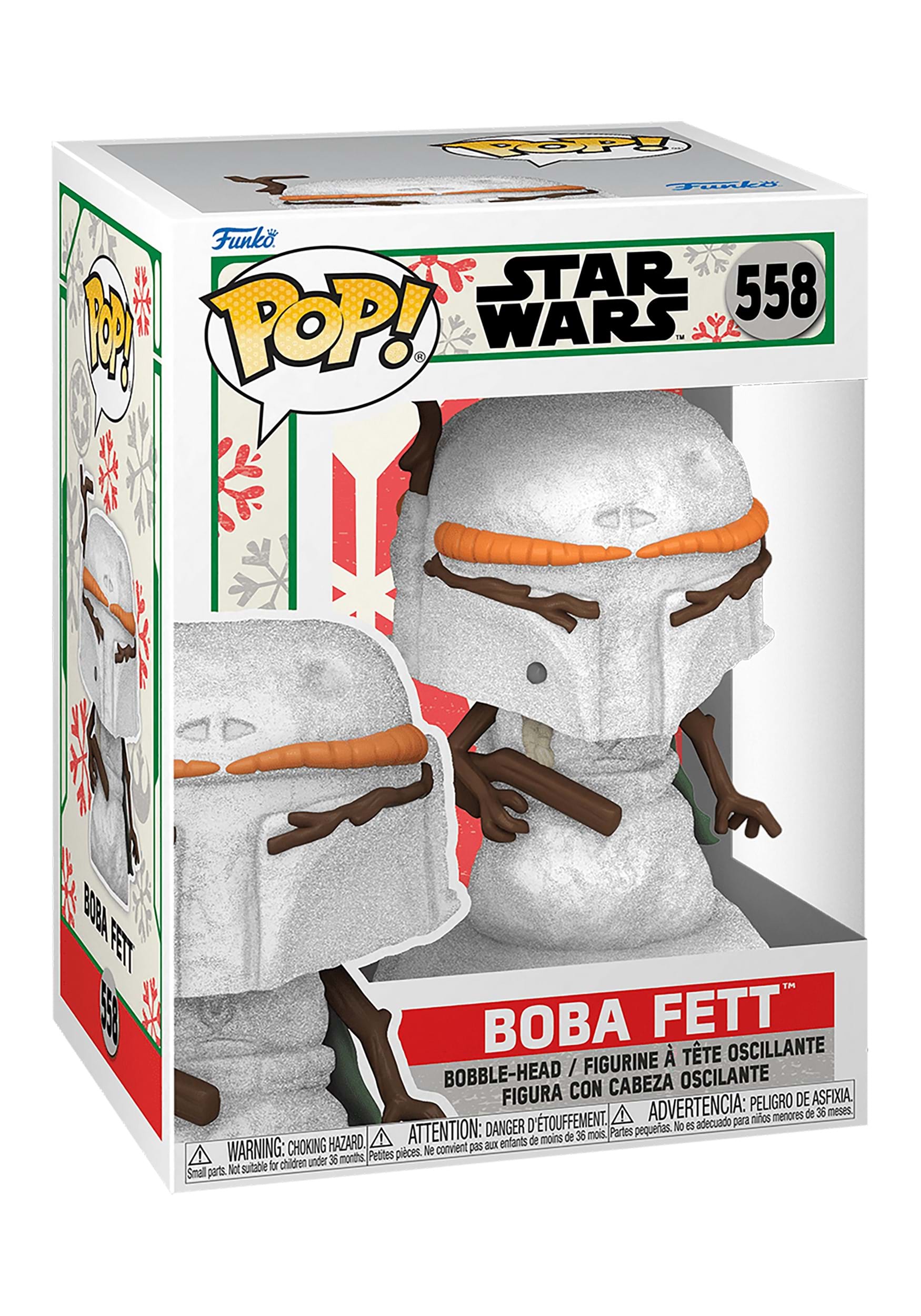 POP! Star Wars: Holiday Boba Fett Snowman Figure For Adults