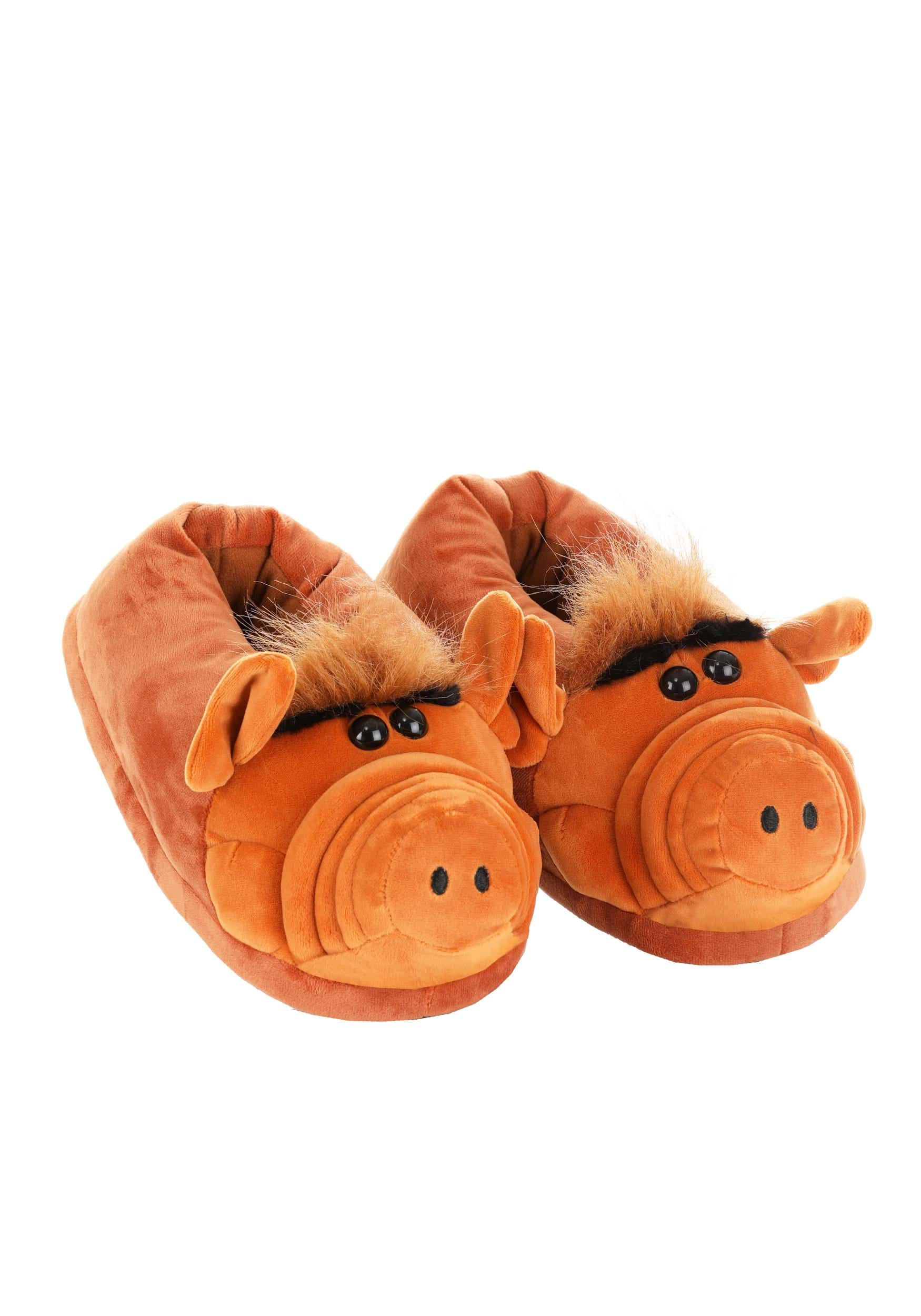 Alf Plush Adult Slippers , Adult TV Show Slippers