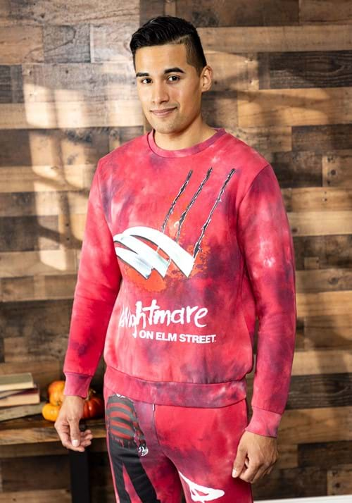 NIGHTMARE ON ELM STREET TIE DYE CREWNECK