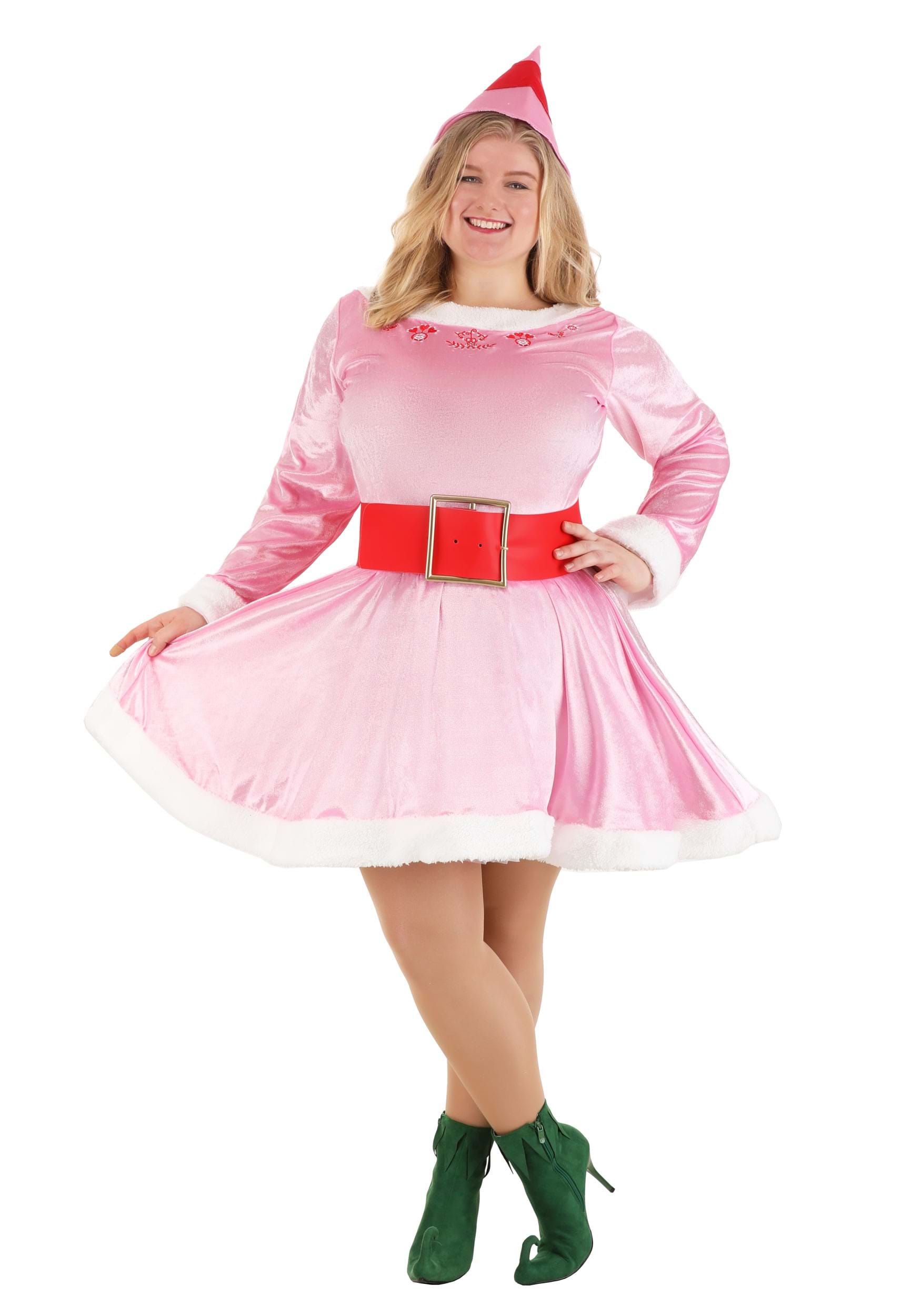 Plus Size Elf Jovie Fancy Dress Costume , Movie Fancy Dress Costumes
