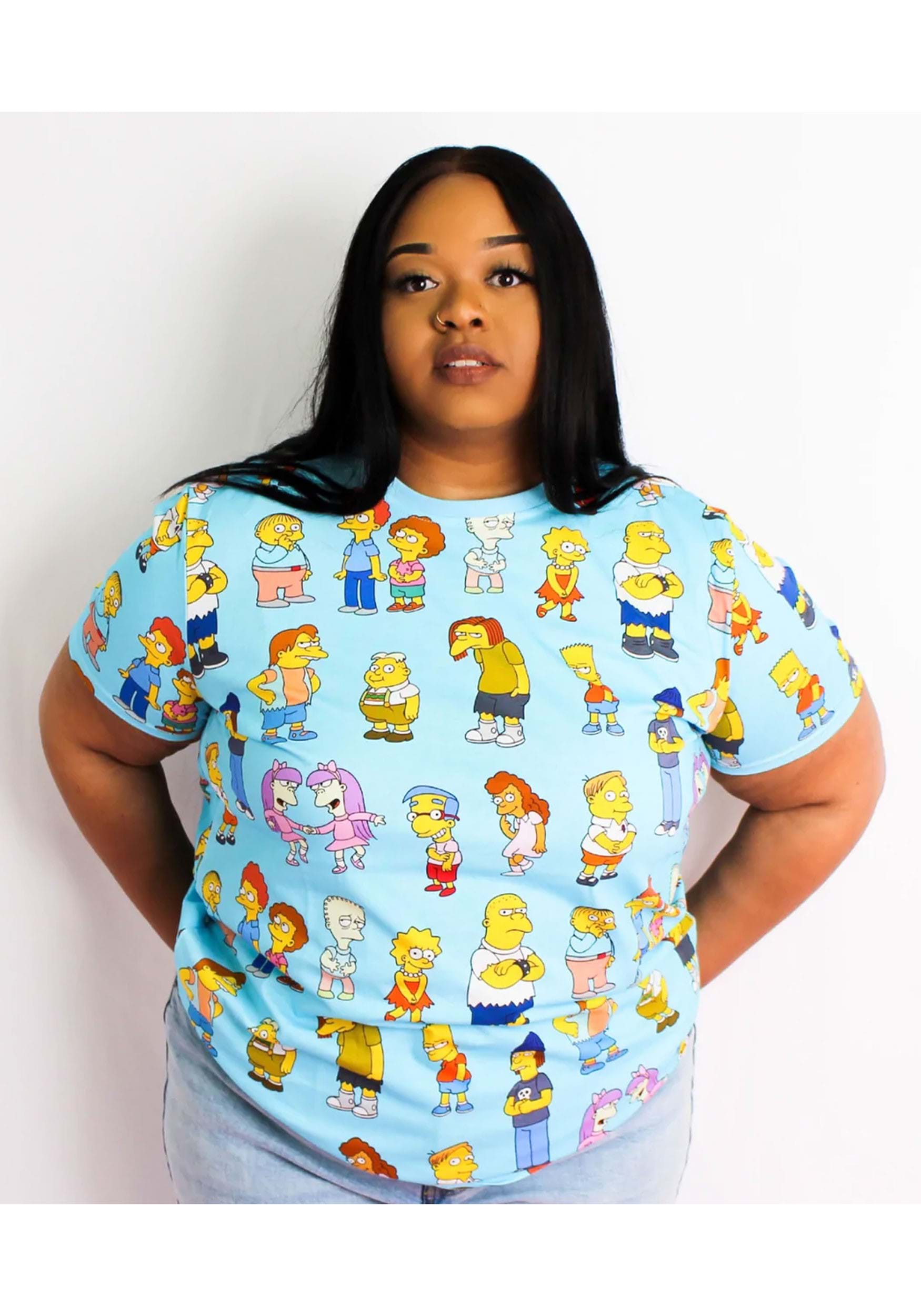 Simpsons Kids Of Springfield AOP T-Shirt For Adults