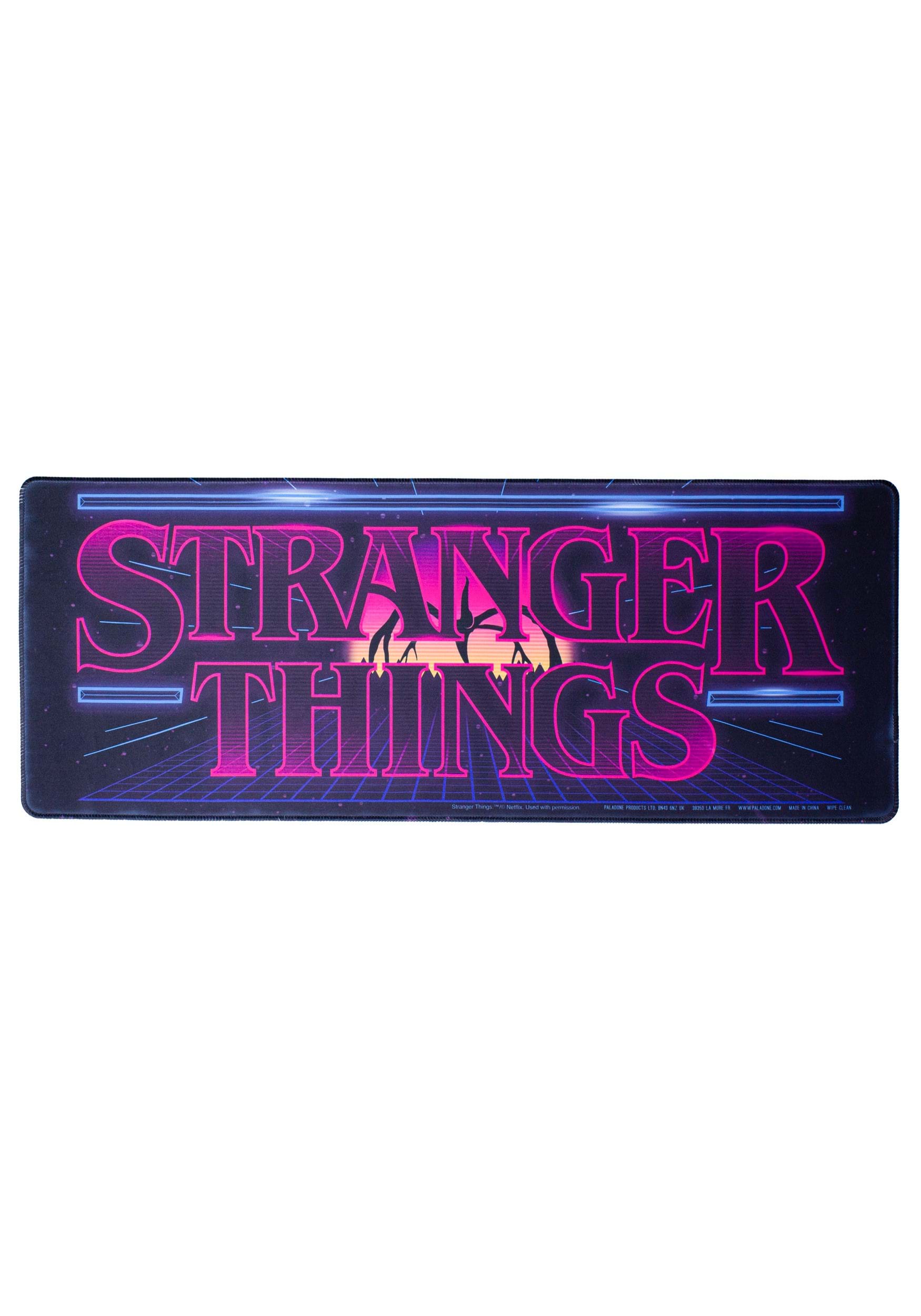 Stranger Things Arcade Logo Desk Mat For Adults