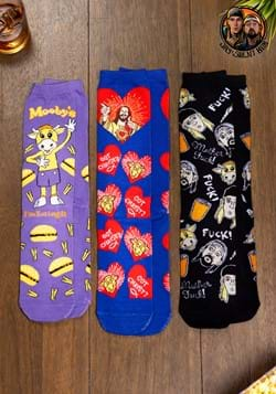 3 Pack Jay Silent Bob Crew Socks