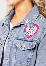 Adult Cakeworthy Barbie Totally Hair Denim Jacket Alt 3