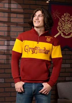 UNISEX GRYFFINDOR 1/4 ZIP SWEATER Alt 5