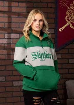 UNISEX SLYTHERIN 1/4 ZIP SWEATER Alt 5