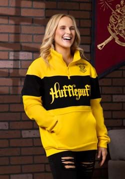 Adult Cakeworthy Hufflepuff Zip Sweater Alt 1