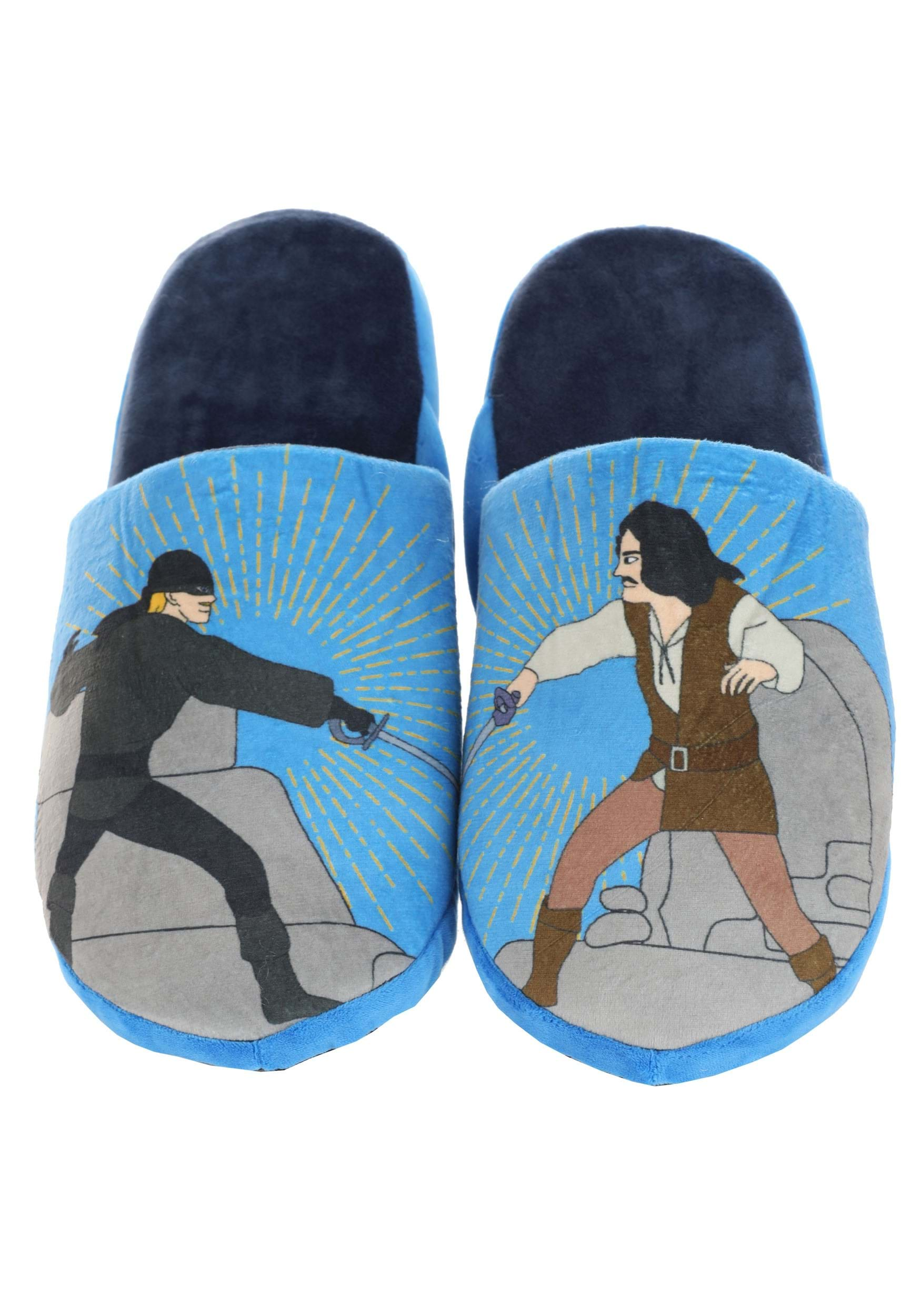 Princess Bride Sword Fight Adult Slippers , Movie Themed Slippers