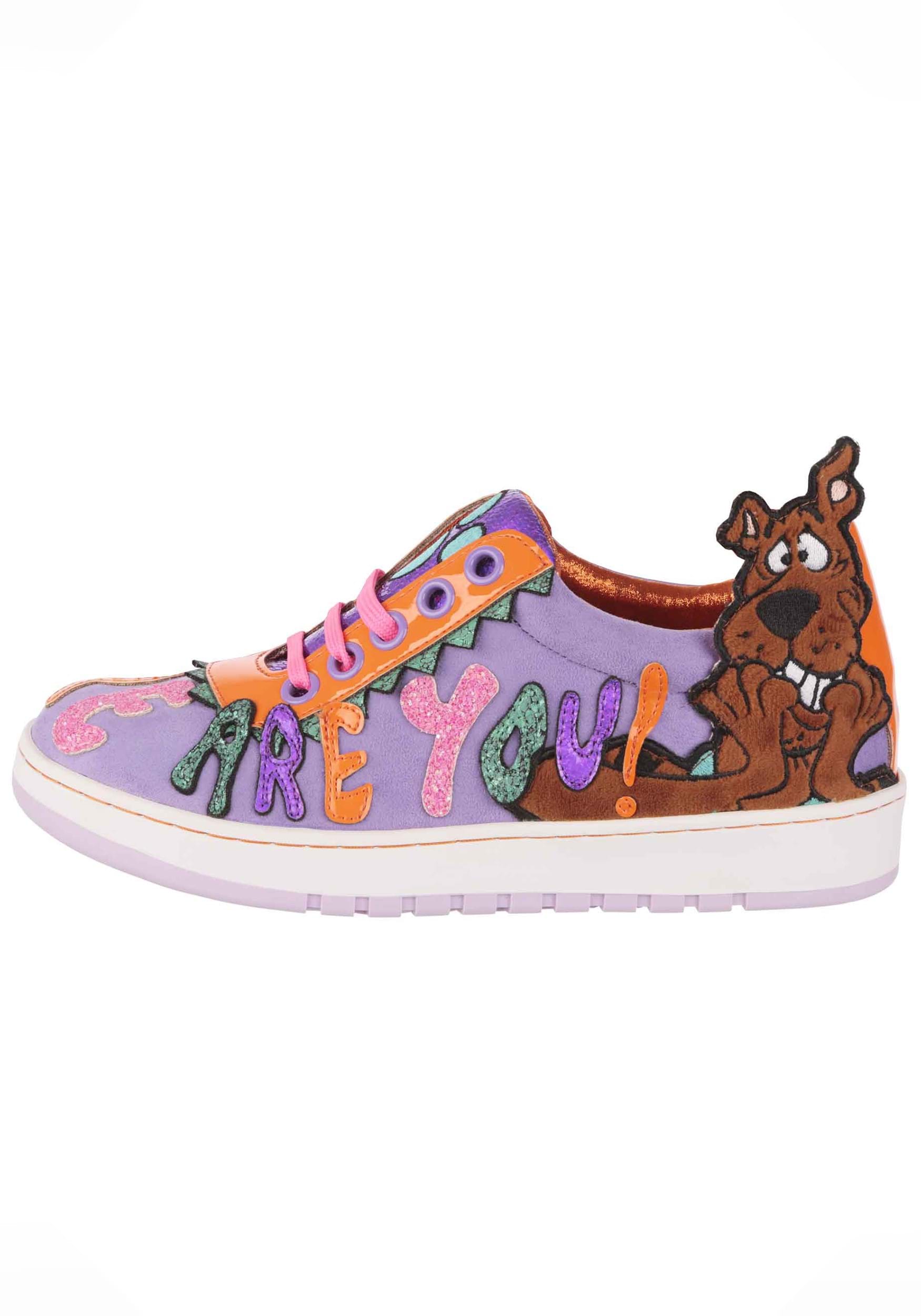 Irregular Choice Scooby Doo Where Are You! Lilac Shoes