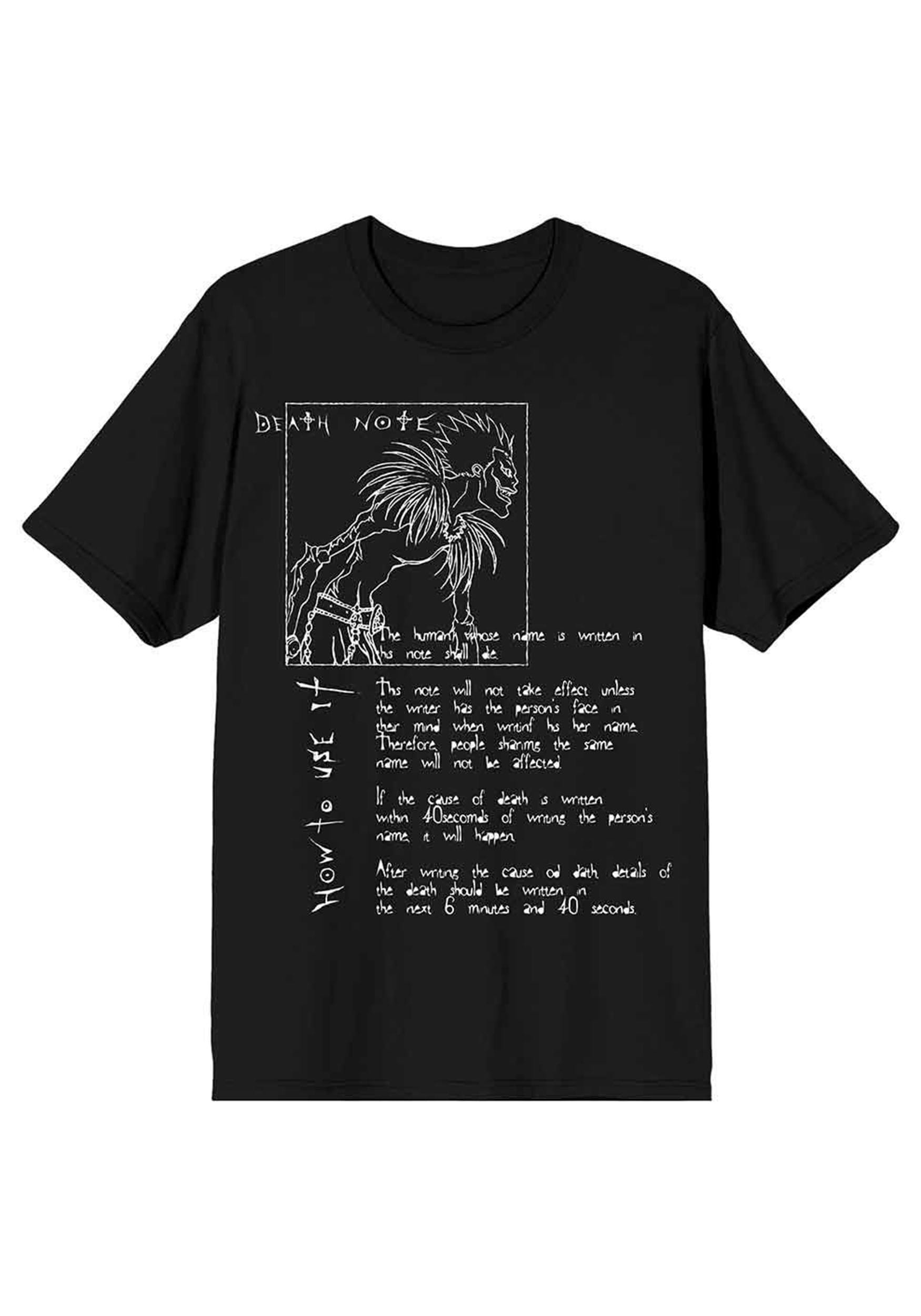 Death Note Curse Adult Tee