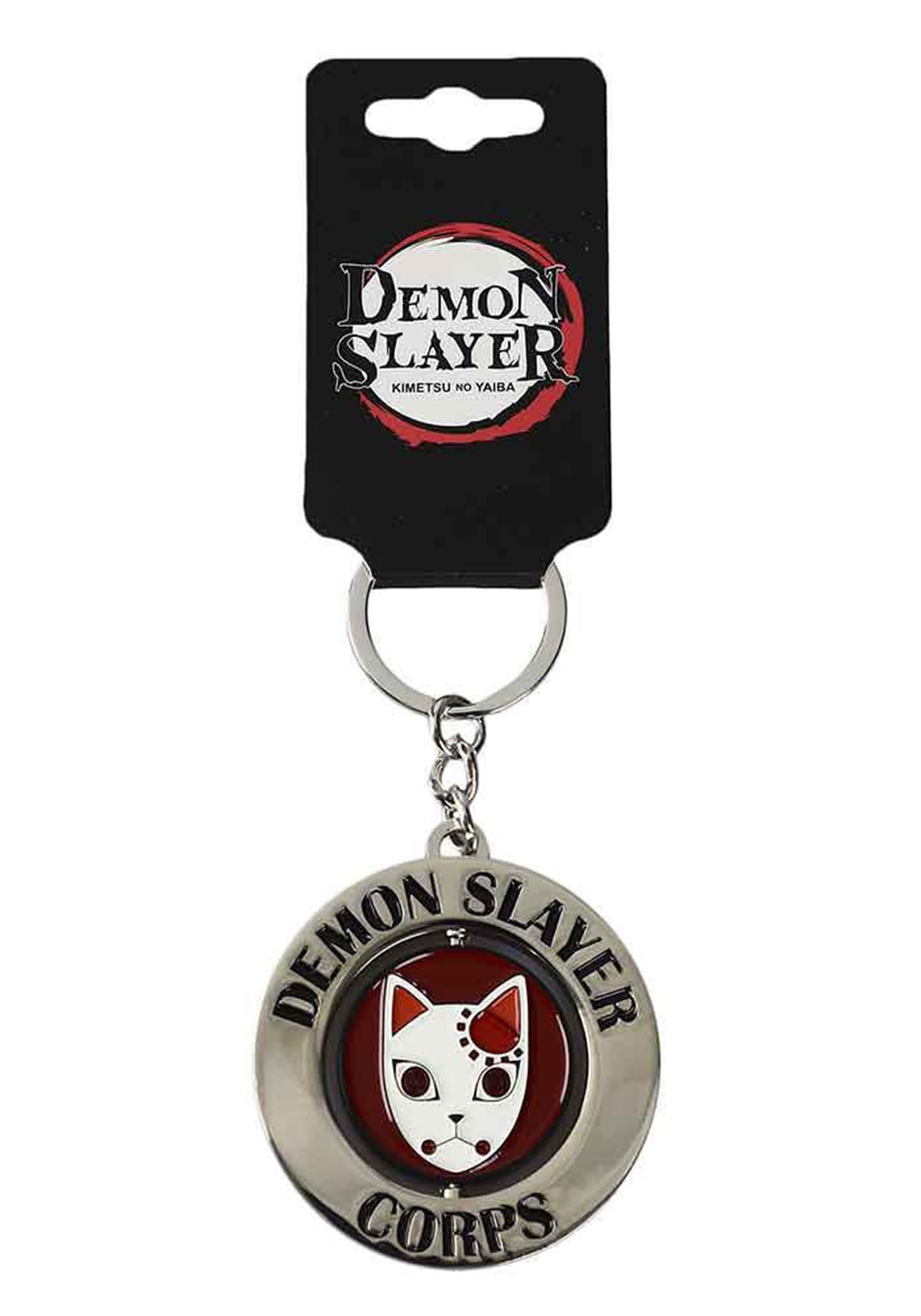 Demon Slayer Fox Warding Mask Keychain