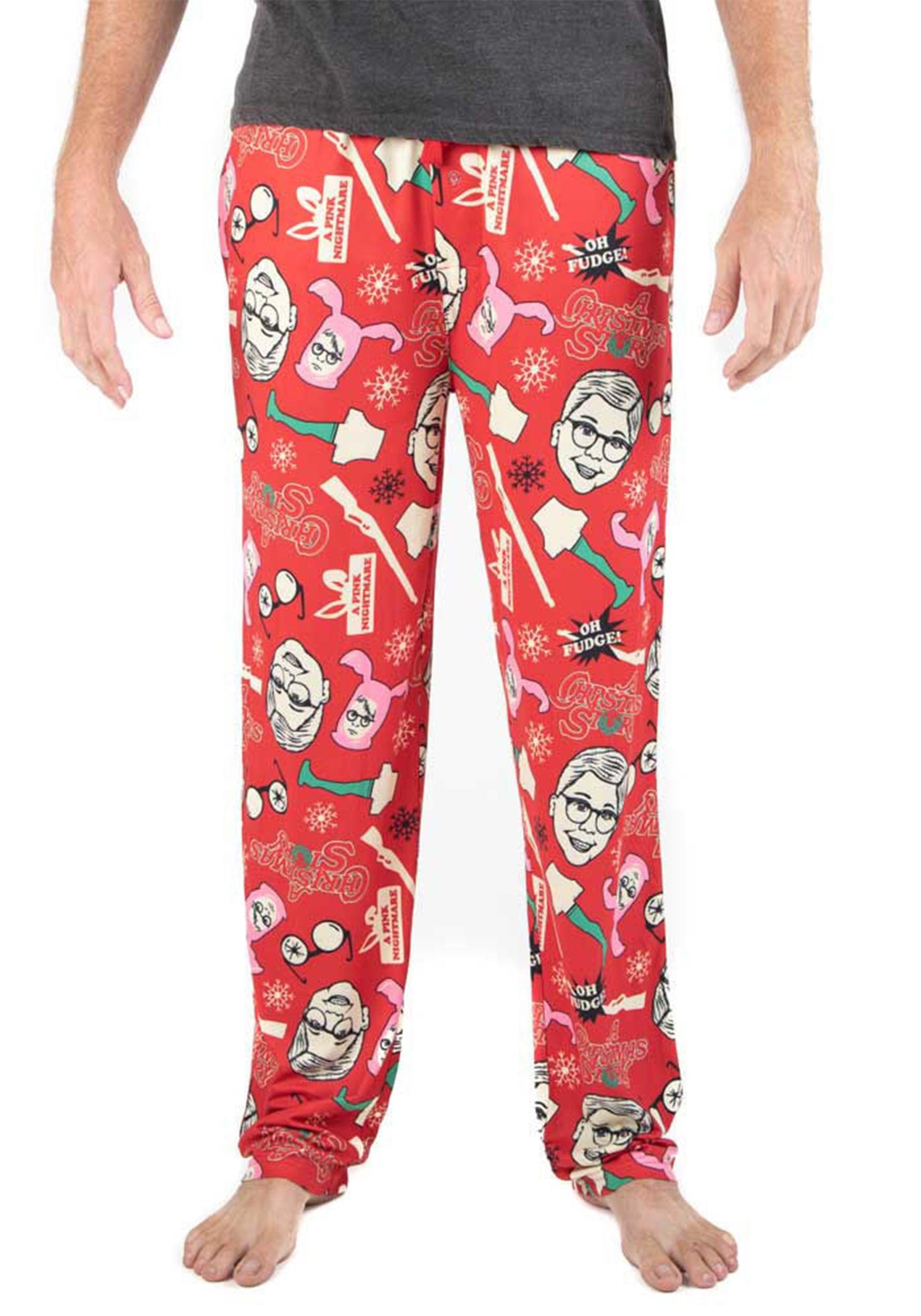 Christmas Story Adult All Over Print Sleep Pants , Movie Themed Apparel