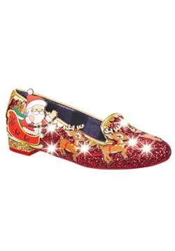Irregular Choice Santas Sleigh Light Up Flat Shoes