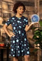 Cakeworthy Womens Haunted Mansion Bat Collar Dress